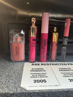 NYX Lingerie XXL Pink Lipstick & Assorted Pink Lip Gloss Duo
